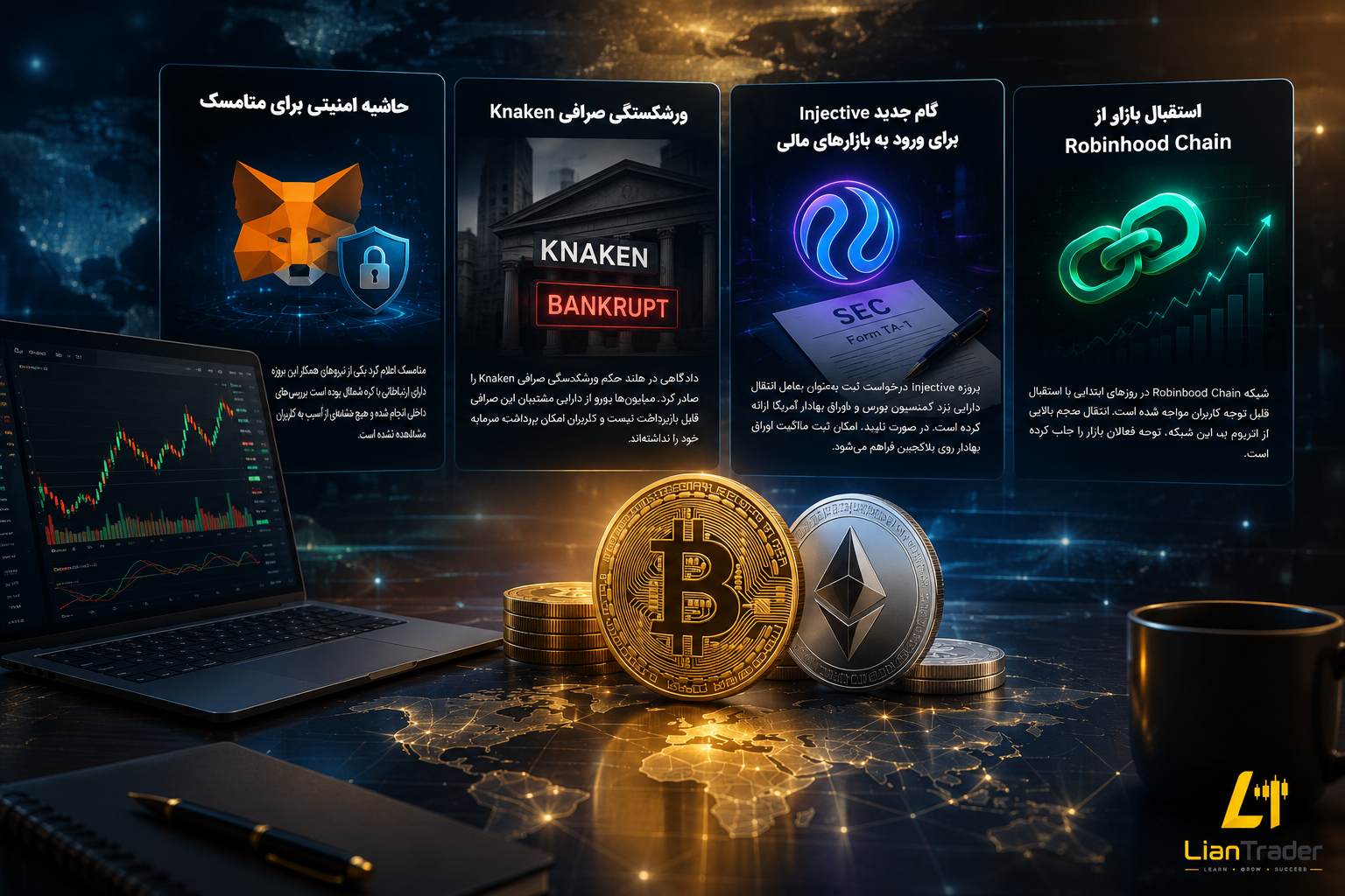 چهار رویداد مهم بازار ارزهای دیجیتال در هفته گذشته