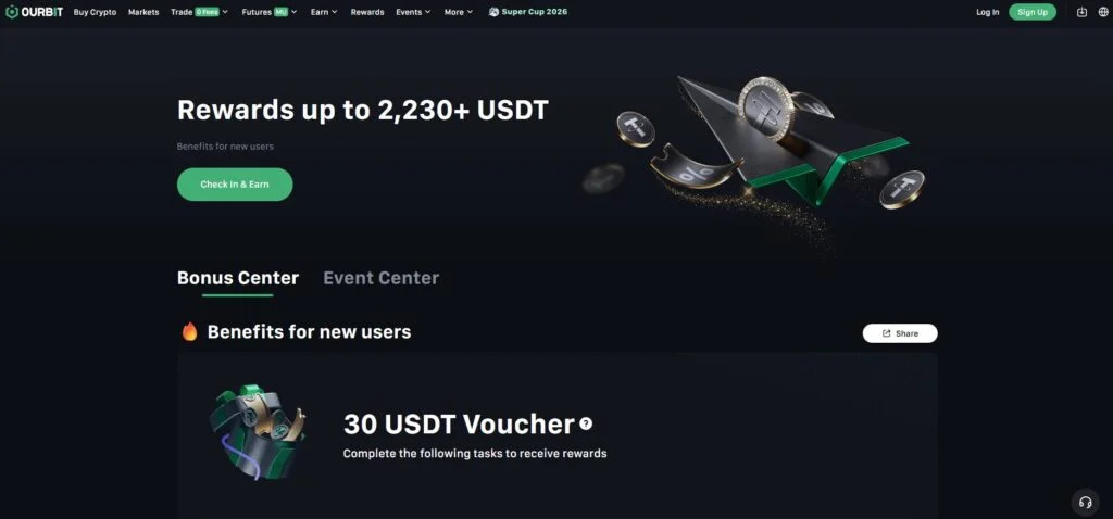 ورود به صرافی اوربیت Ourbit