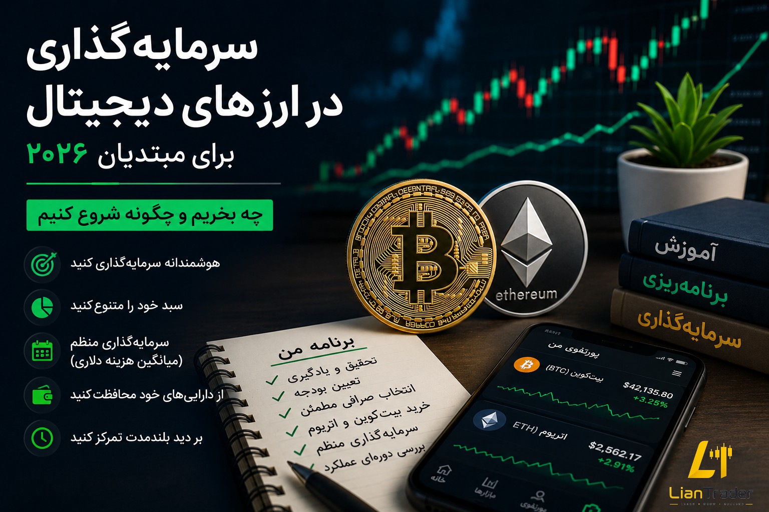 راهنمای سرمایه‌گذاری در ارزهای دیجیتال برای مبتدیان