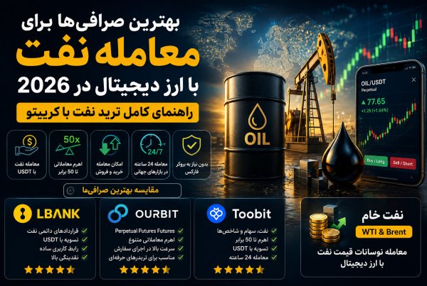 بهترین صرافی برای معامله نفت با ارز دیجیتال