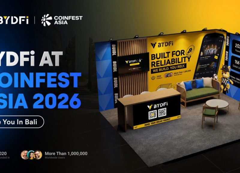 حضور صرافی بای دیفای BYDFi در Coinfest Asia
