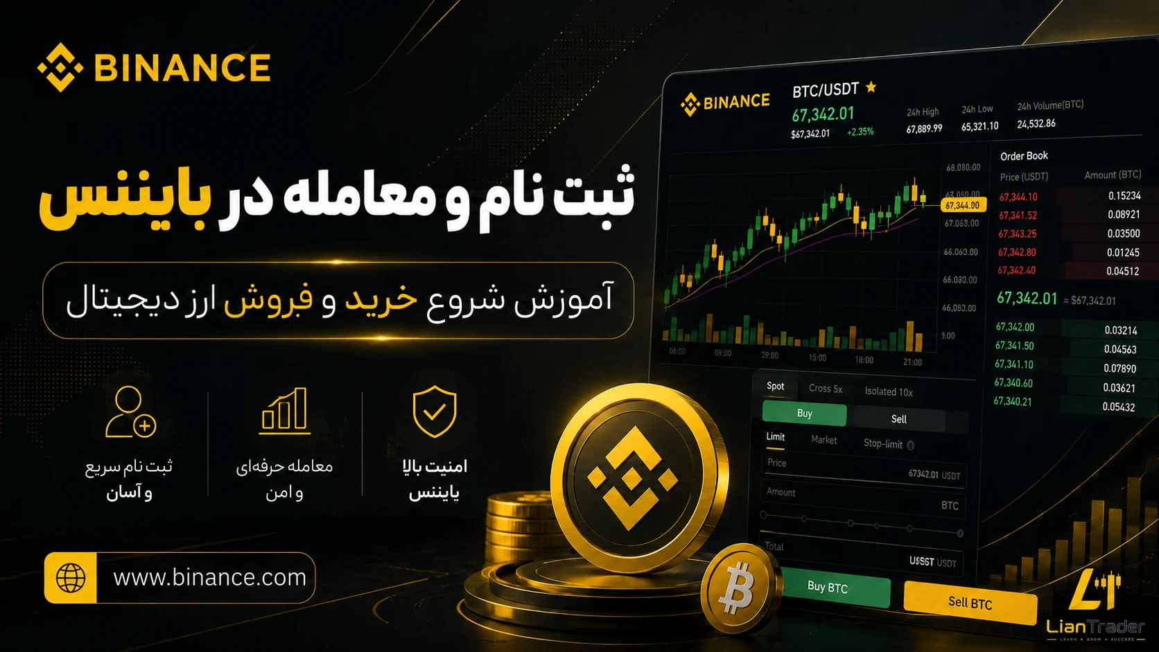ثبت نام در صرافی بایننس