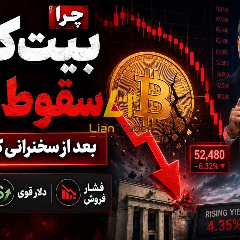 چرا بیت‌ کوین بعد از سخنرانی کوین وارش سقوط کرد؟