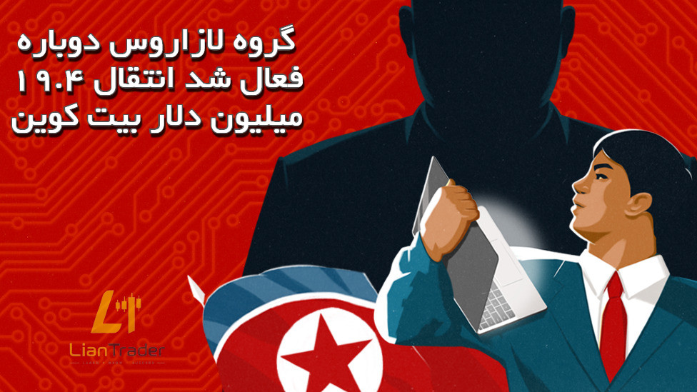 گروه لازاروس دوباره فعال شد انتقال ۱۹.۴ میلیون دلار بیت‌ کوین