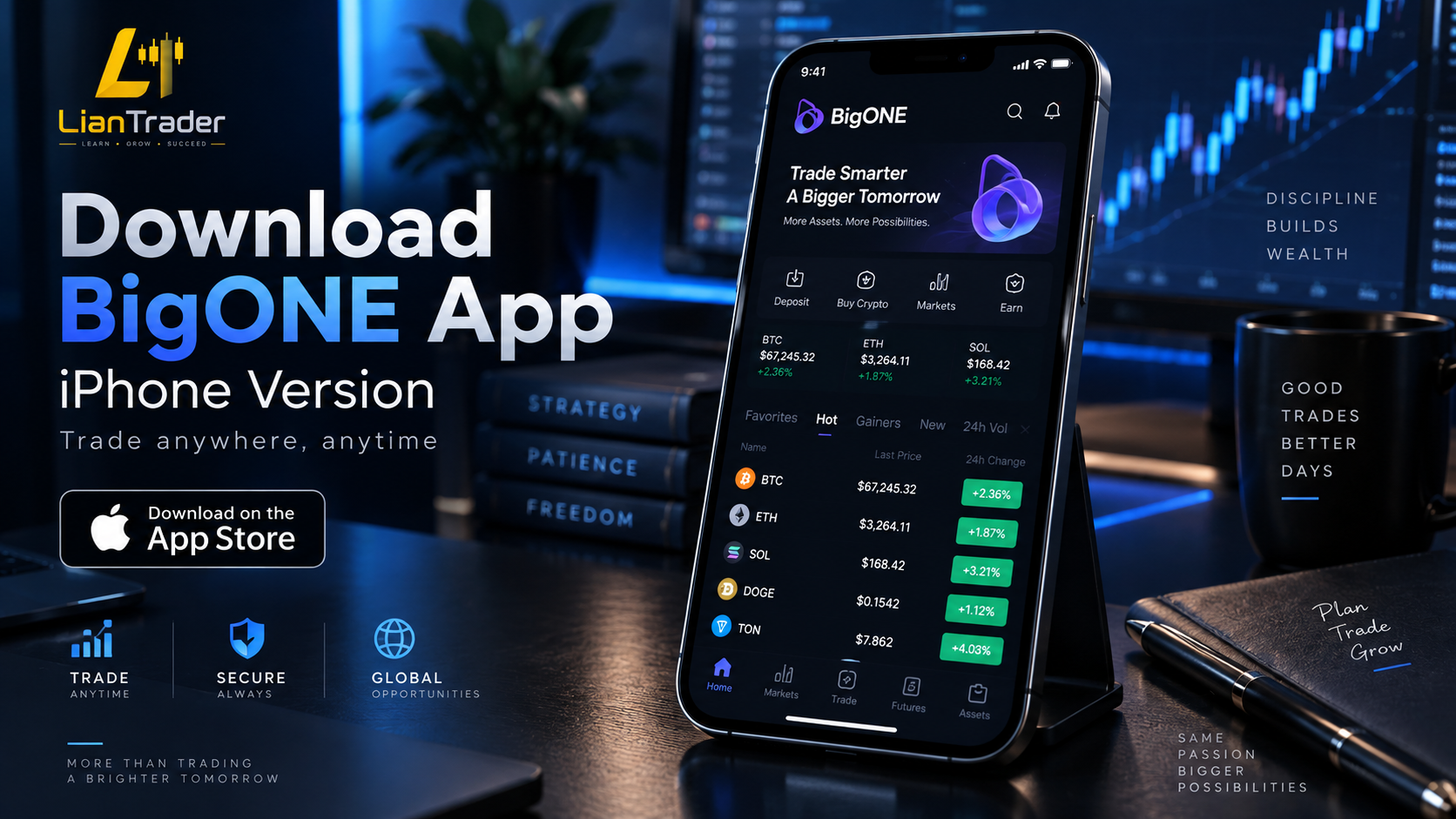 Download BigOne App For iPhone