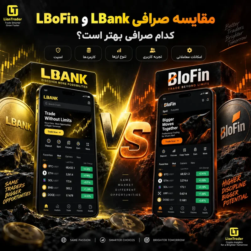مقایسه صرافی LBank و BloFin کدام صرافی بهتر است؟
