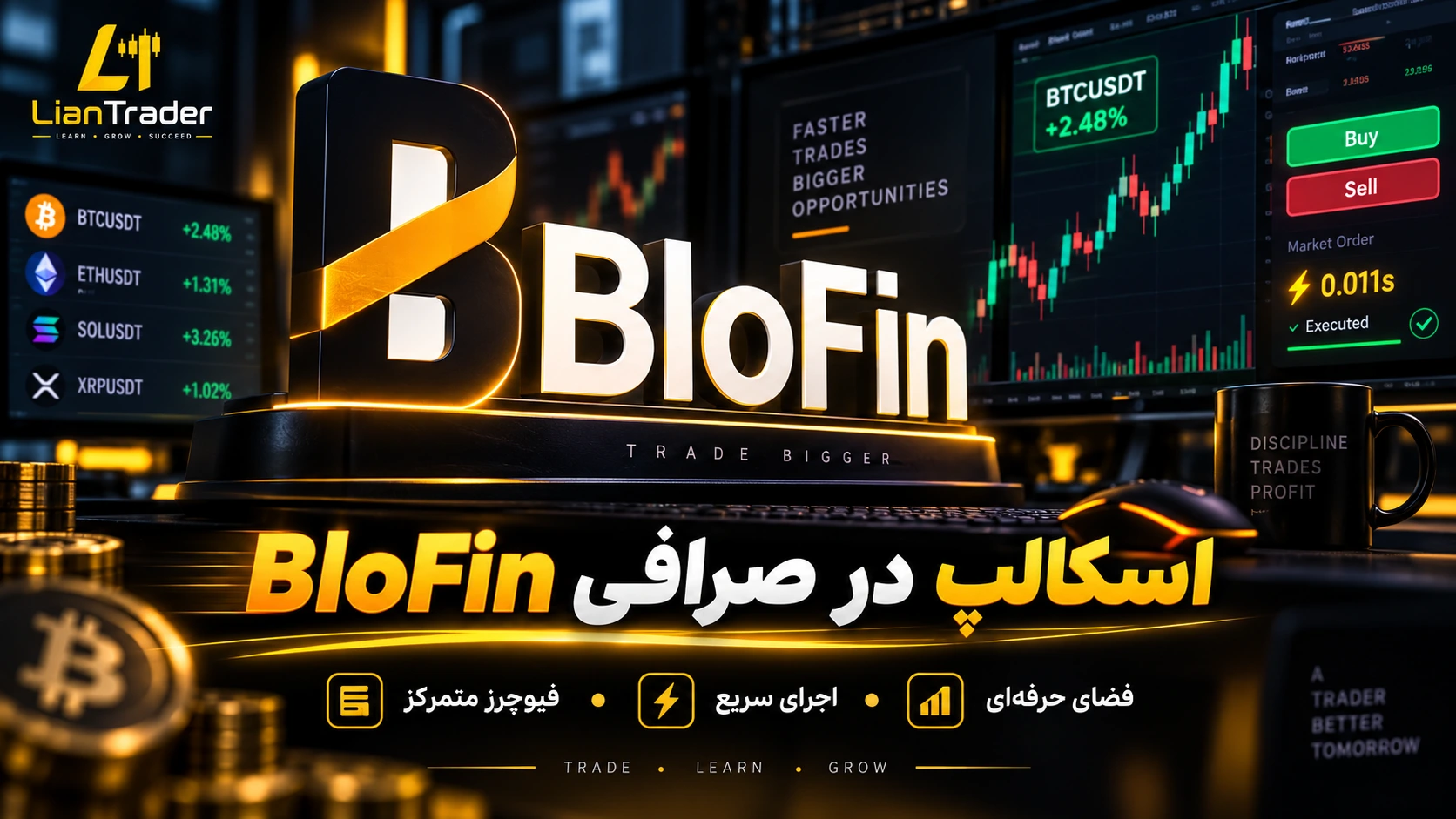 ترید فیوچرز در صرافی بلوفین
