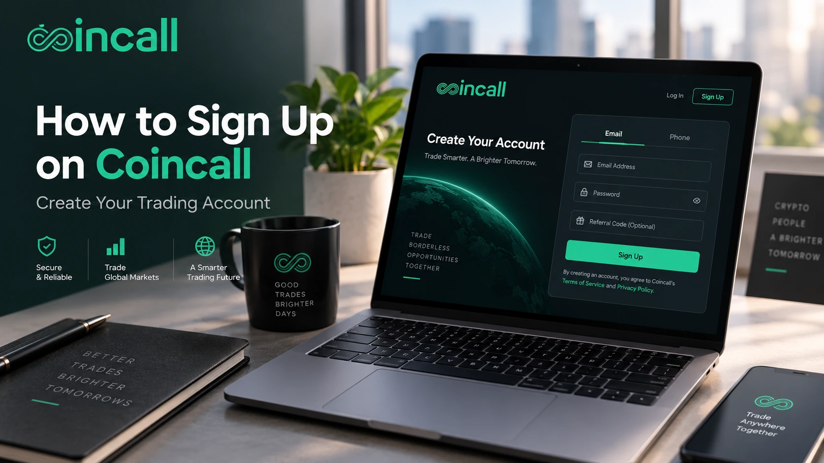 Coincall Singup