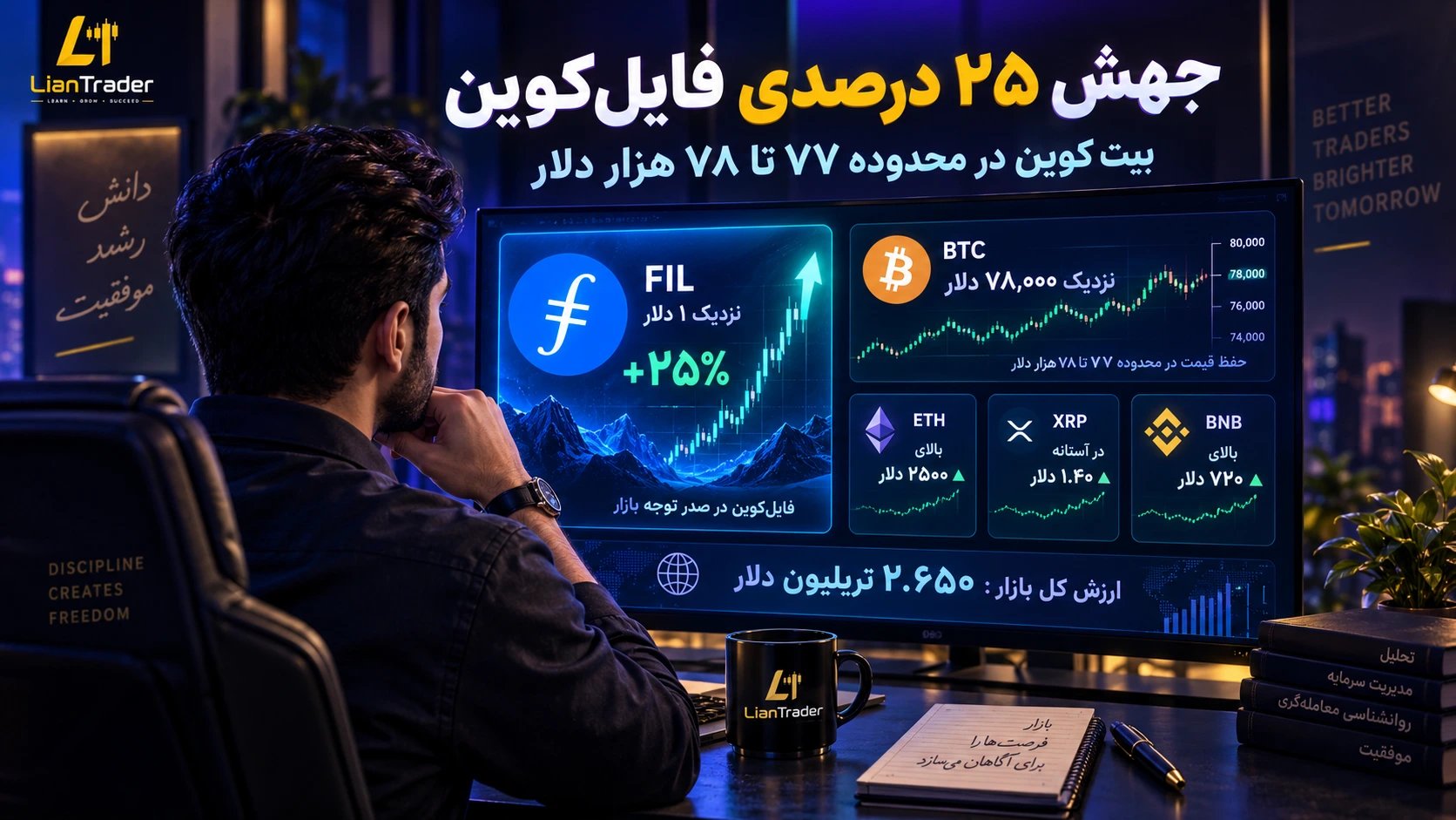تحلیل بازار ارزدیجیتال جهش 25 درصدی Filecoin توجه بازار را جلب کرد