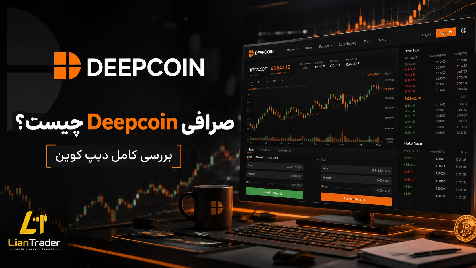 معرفی صرافی دیپ کوین Deepcoin