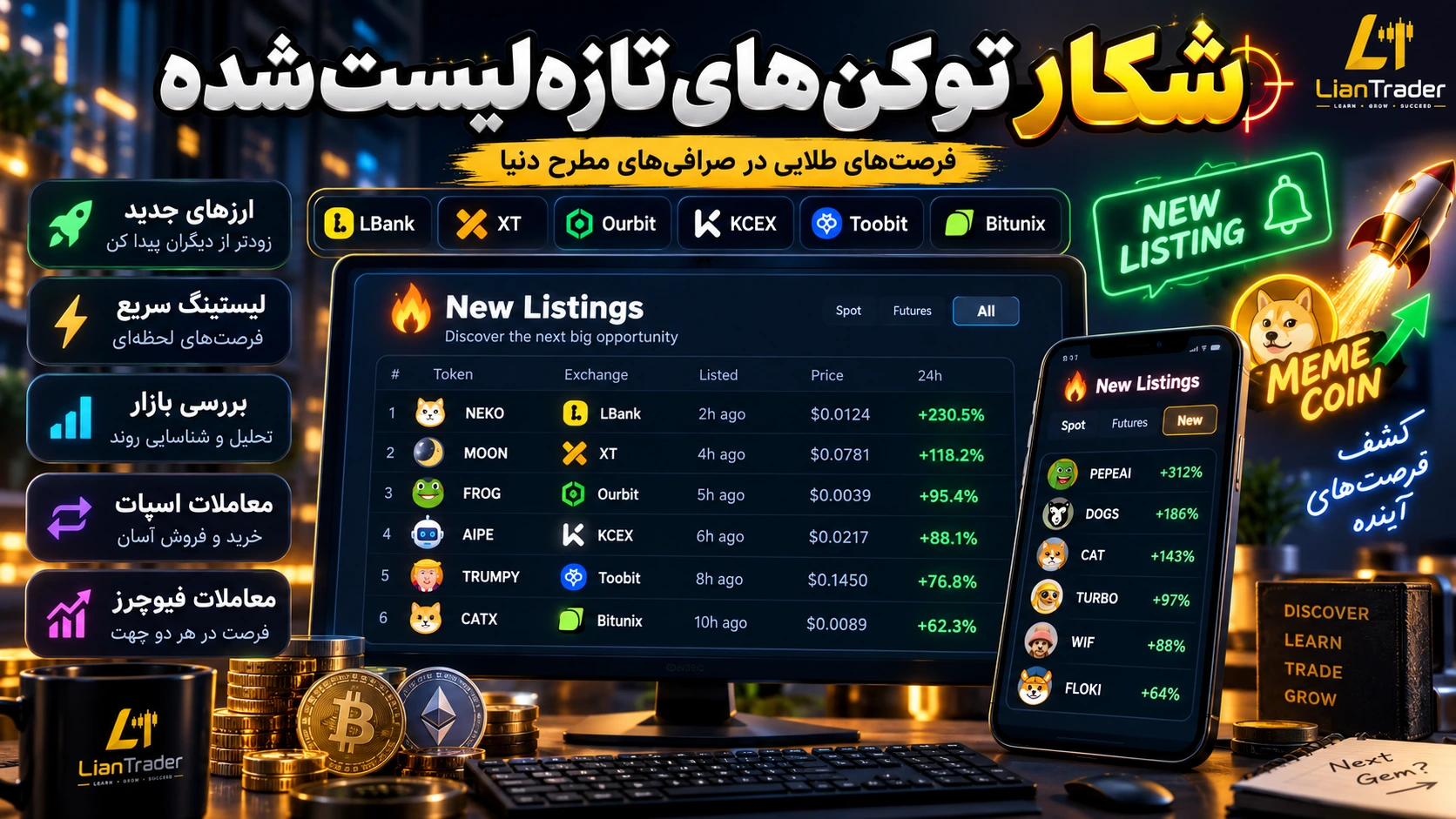 صرافی ارزدیجیتال برای ترید شت کوین