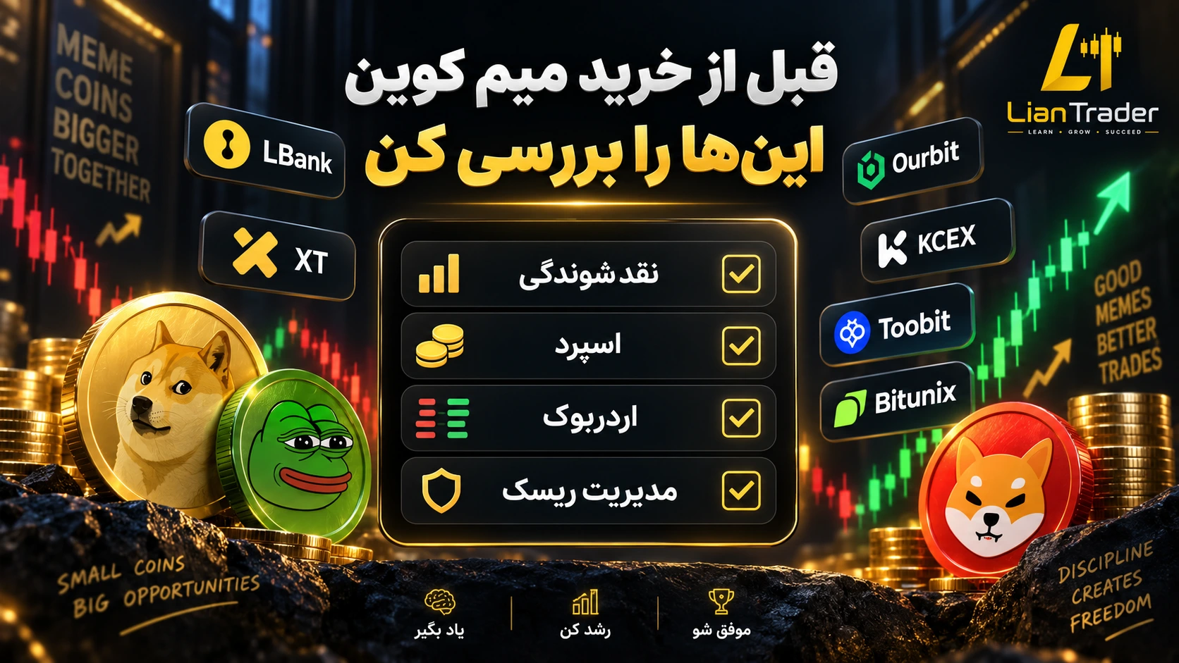 معاملات میم کوین در صرافی آنلاین