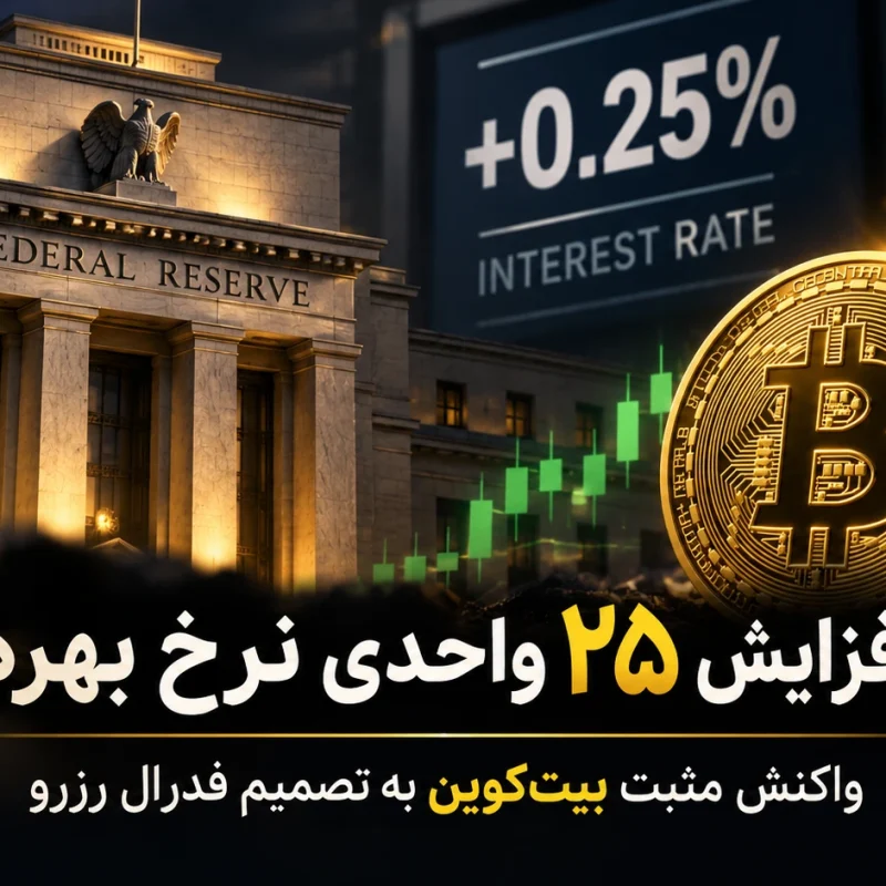 افزایش ۲۵ واحد پایه ای نرخ بهره آمریکا چرا بیت کوین برخلاف انتظار صعود کرد