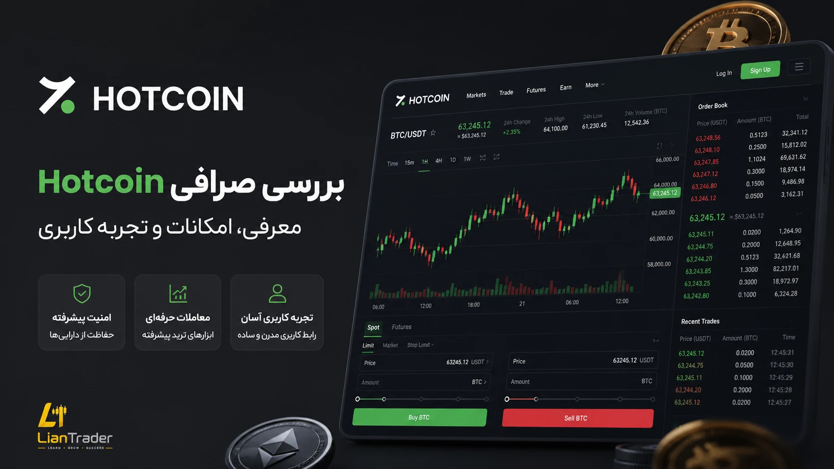 آموزش و معرفی صرافی هات کوین Hotcoin