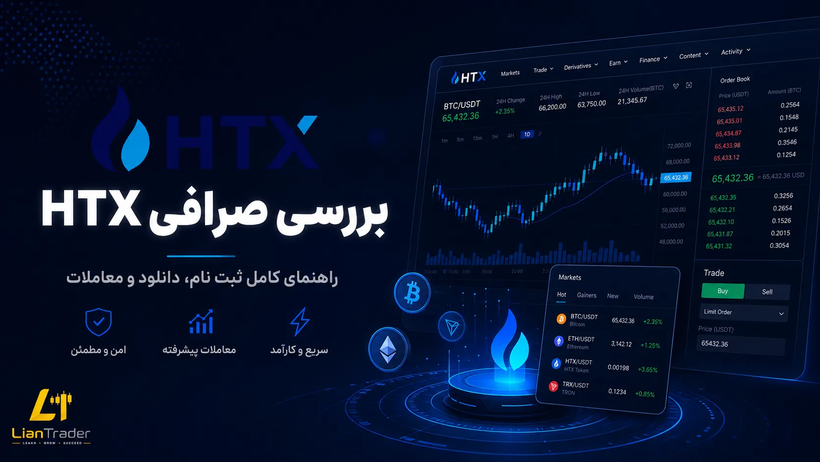 معرفی صرافی ارزدیجیتال HTX یا Huobi قدیم