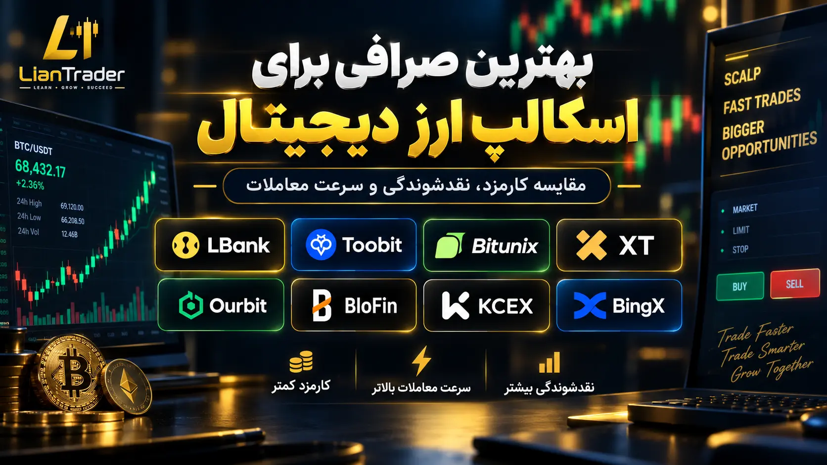 صرافی آنلاین برای ترید روزانه