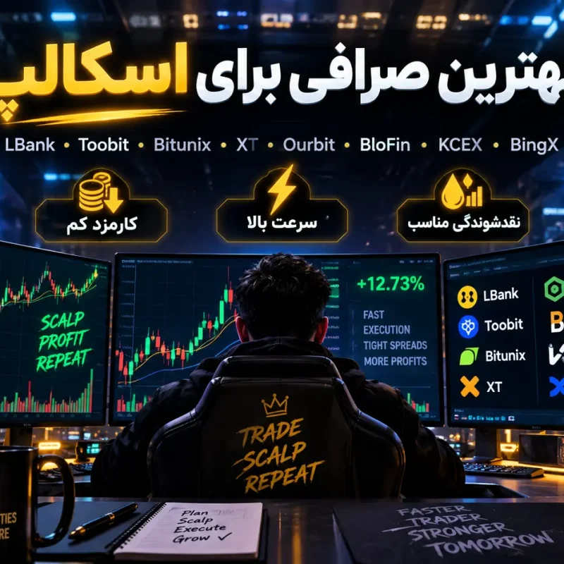 بهترین صرافی آنلاین برای معاملات اسکالپ ارز دیجیتال