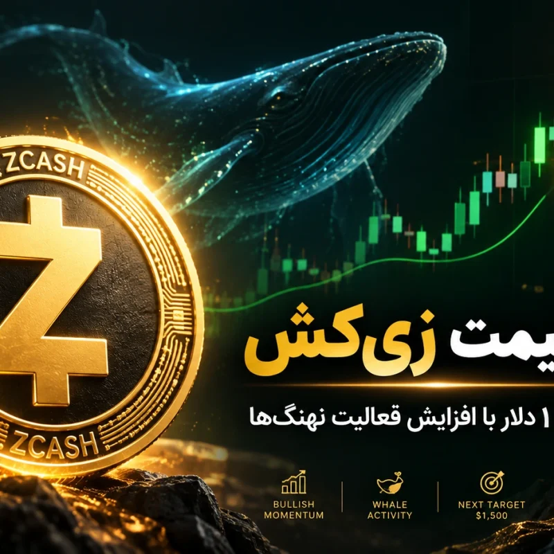 تحلیل قیمت زی‌ کش عبور ZEC از ۱۳۰۰ دلار و افزایش فعالیت نهنگ‌ها