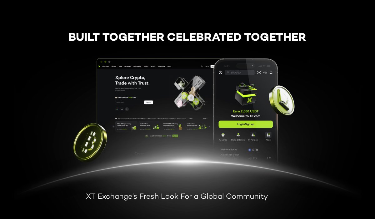 ورود به صرافی XT با موبایل